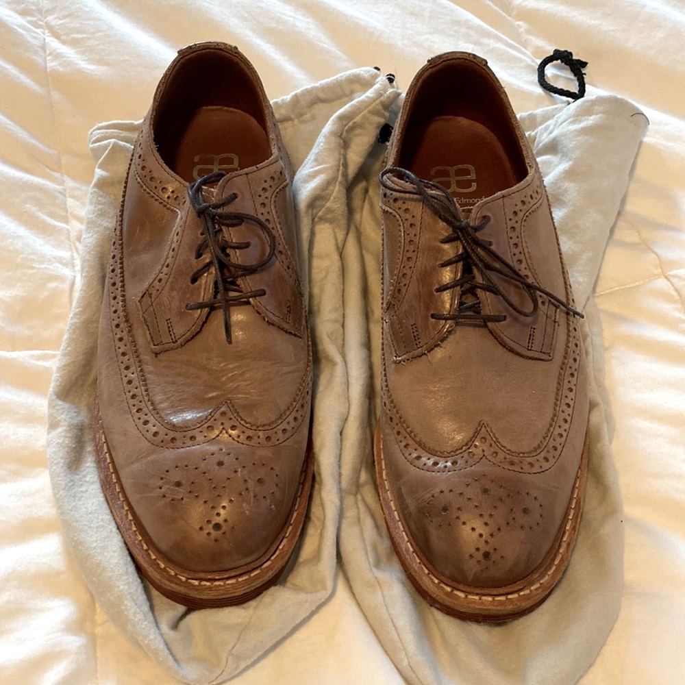 Allen Edmonds Shannon Drive size 10 3E (extra wide) GUC with box and shoe bags